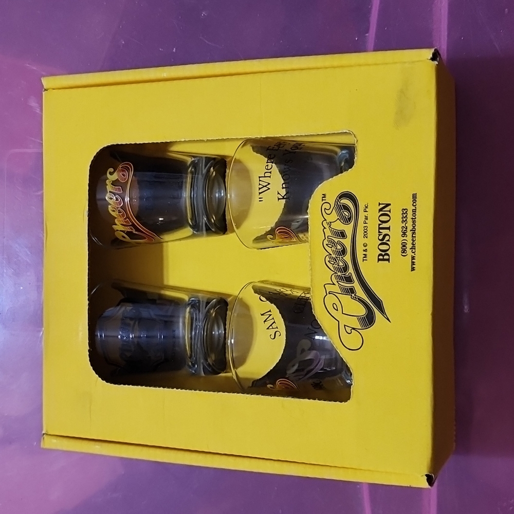 Cheers shotglasses